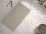 Bac douche italienne design, avec évacuation d'eau en angle, Largeur 110 à 200 x l. 70 à 90 cm, anti glissant, fabrication sur mesure, LIVRAISON OFFERT
